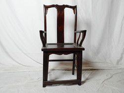 Antique Art Nouveau throne chair (restored)