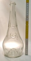 Colorless large liquor bottle with 