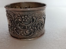 Antique silver neo rococo historicism napkin ring