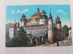 Sávnik, castle of Thököly, 1913 postcard