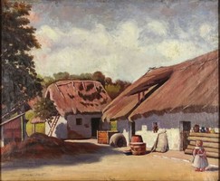 1J754 szende dezső: farm yard