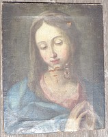 Mária, antik olajfestmény, feltehetőleg 17.-18. századi, Velence