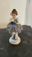 LICIT! Capodimonte kislány porcelán szobor