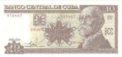 KUBA 2014 10 peso UNC