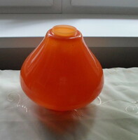 Retro, narancssárga üvegbúra (üveg, búra; 1980-as évek)