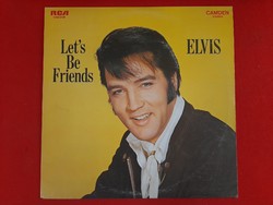 Elvis let's be friends vinyl record. Old edition.