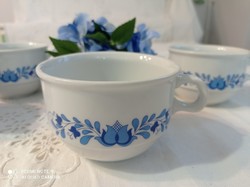 Retró alföldi kék magyaros csésze, bögre
