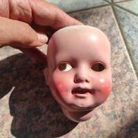 Antique porcelain biscuit head doll, only the head. Marked Köppepsdorf.