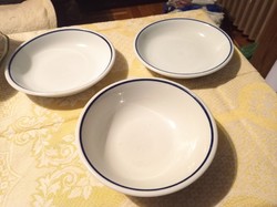 Zsolnay kék menza mintás tányérok