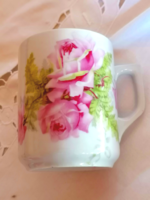 Zsolnay mug with fern and rose pattern 20.