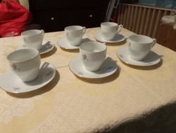 Mz Czechoslovak coffee set pot and creamer 6 cups + base