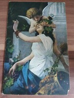Antique postcard, m.J.S edition