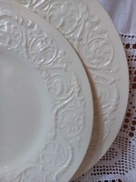 A pair of Wedgwood embossed plates