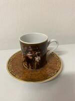 Goebel coffee cup with a Rembrandt motif on the bottom