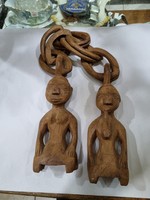 African wood carved figure
