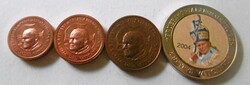 Vatikán 1,2,5 Cent és 10 Euro UNC