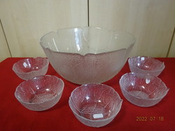 French glass bowl set aspen shoot arcoroc, five persons. He has! Jokai.
