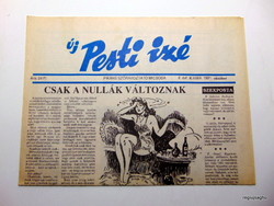 1991 október  /  új Pest izé  /  Régi újság ritkaság Ssz.:  21214