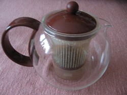 Bodum Danish tea press pot brown and black