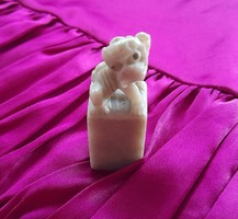 Régi kínai kézzel faragott kő Foo kutya figura