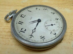 Lip silver case french pocket watch in need of renovation, cleaning, piece for collection