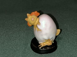 Berky art deco ceramic figurine of a chick hatching from an egg