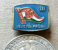 Pioneer - pioneer leadership test iii. Badge