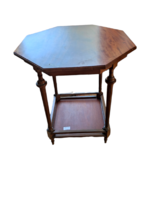 Octagonal side table