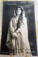 1905 MÁRKUS EMILIA SZÍNMŰVÉSZ FOTÓLAP FOTÓ FÉNYKÉP NEMZETI SZINHÁZ