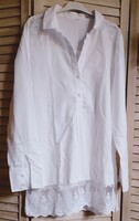 Lavender hacuka size 40-42 linen blend blouse on sale