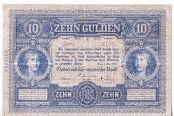Ausztria REPLIKA 10 zehn/forint Osztrák-Magyar gulden 1880 UNC