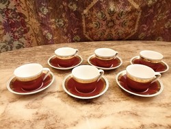 Hollóházi coffee cup 6 pieces for sale