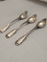 3 Pieces of antique silver teaspoon