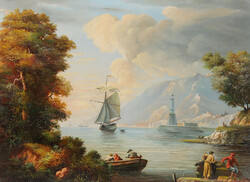 Kozmér gy: ships at the lighthouse