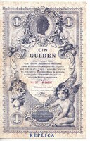 Austria replica 1 gulden/forint Austro-Hungarian gulden 1888 unc