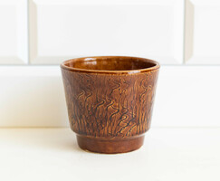Retro ceramic pot - German / Scandinavian mid-century modern design
