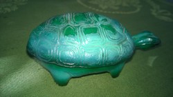 Teknősbéka zöld  szép kis figura