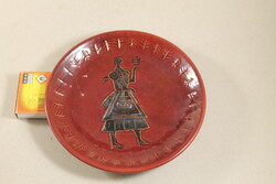 Lidia Barth glazed ceramic plate 395