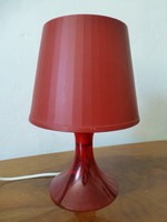 Ritka,retro,piros hangulat lámpa,asztali lámpa