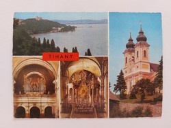 Retro postcard photo postcard Tihany Abbey Church