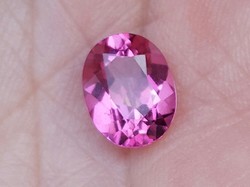 Real, 100% natural magenta pink topaz gemstone 2.25ct (if)!!! Value: HUF 56,300