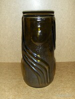 Retro glass vase 21 cm (1/d)