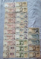 25 Darab Lengyel Zlotyi Papírpénz