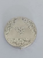 Silver engraved box jewelry box