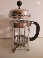 Glass - nickel - French - Melinor pyrex - half liter 22 x 15 cm - coffee maker - flawless
