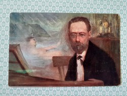 Old postcard k. Nejedly Smetana artistic postcard