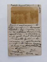 Old postcard 1904 photo postcard