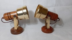 Szarvasi gilded wooden solid wall arm in a pair, very nice condition