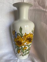 Nagyméretű Zsolnay napraforgós váza