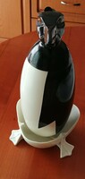 Régi Retró Szódásüveg pingvin forma"Ritka"!